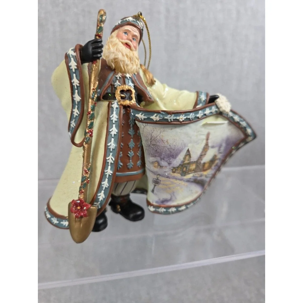 Thomas Kinkade‎ World Santa Heirloom Ashton Drake 2003 White Christmas Dreams